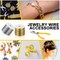 2 Rolls 20 Gauge Wire for Jewelry Making and Pliers - Silver Craft Tarnish Resistant Beading Wire for DIY Craft Making Supplies (Gold, Silver)